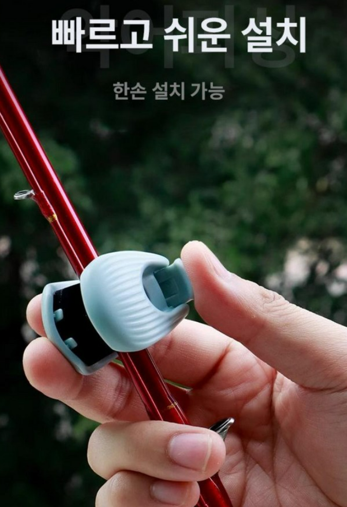 루어 낚시대 고정 홀더 로드 보호 클립, 6개, 그린 상품 소개 4 빠른 설치